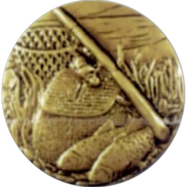 Medal with a rope border that Holds 2" size events.... from ASI 67961 Lorente LLC / Lorente