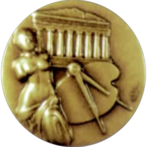 Medal with a rope border that Holds 2" size events.... from ASI 67961 Lorente LLC / Lorente