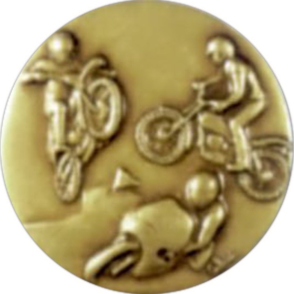 Medal with a rope border that Holds 2" size events.... from ASI 67961 Lorente LLC / Lorente