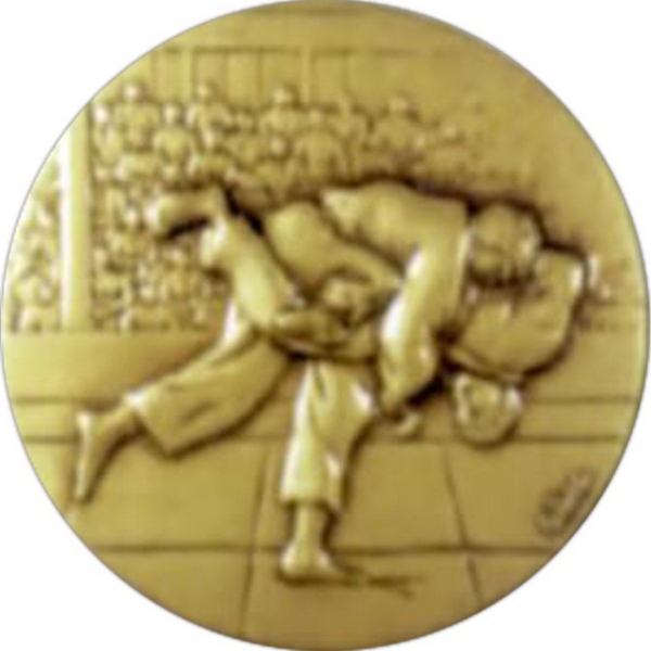 Medal with a rope border that Holds 2" size events.... from ASI 67961 Lorente LLC / Lorente