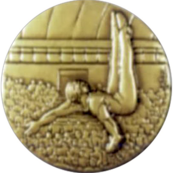 Medal with a rope border that Holds 2" size events.... from ASI 67961 Lorente LLC / Lorente