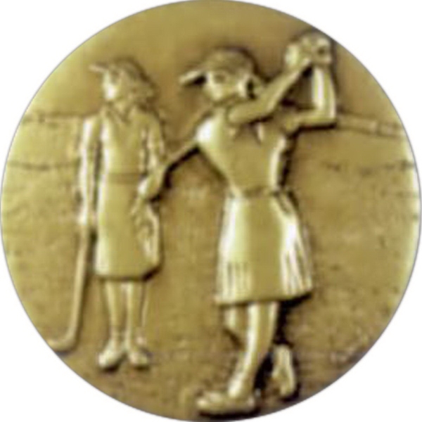 Medal with a rope border that Holds 2" size events.... from ASI 67961 Lorente LLC / Lorente