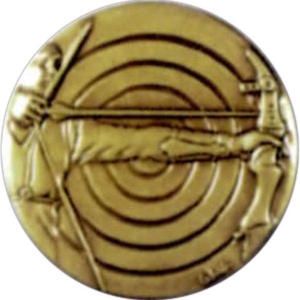 Medal with a rope border that Holds 2" size events.... from ASI 67961 Lorente LLC / Lorente