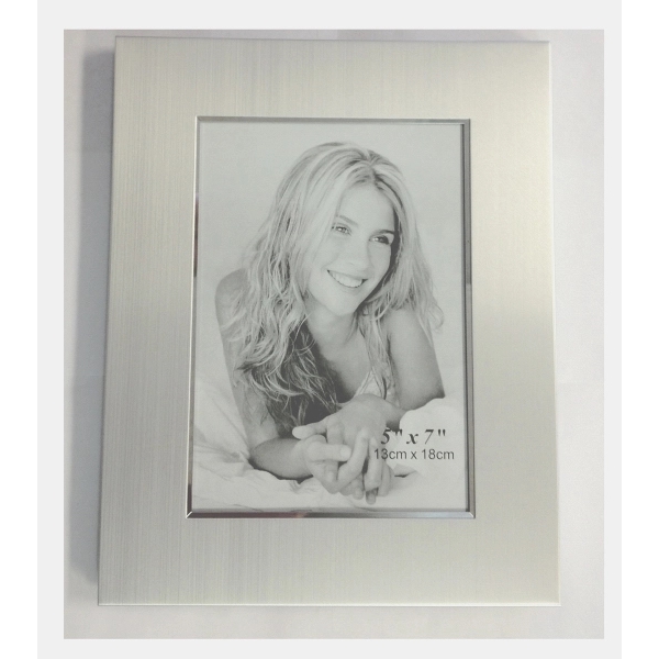 Silver 2 Tone Picture frame, 7" x 9" x 1/2", fits... from ASI 55540 Furniward Company / Furniward