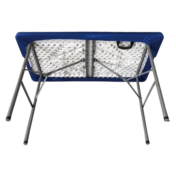 4' Digitally printed stretch polyester table topper.... from ASI 80228 Quinn