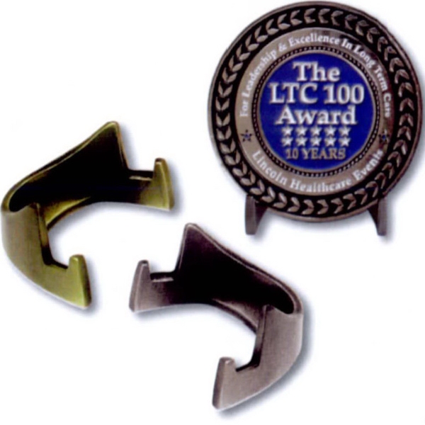 Metal stand that holds up to 3" coins.... from ASI 67961 Lorente LLC / Lorente
