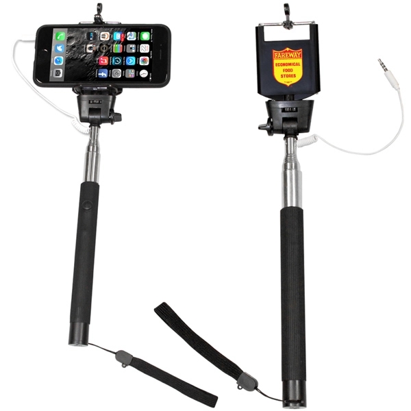 Extendable Wired Selfie Stick... from ASI 31570 Advantage Industries / AdVantage Line®