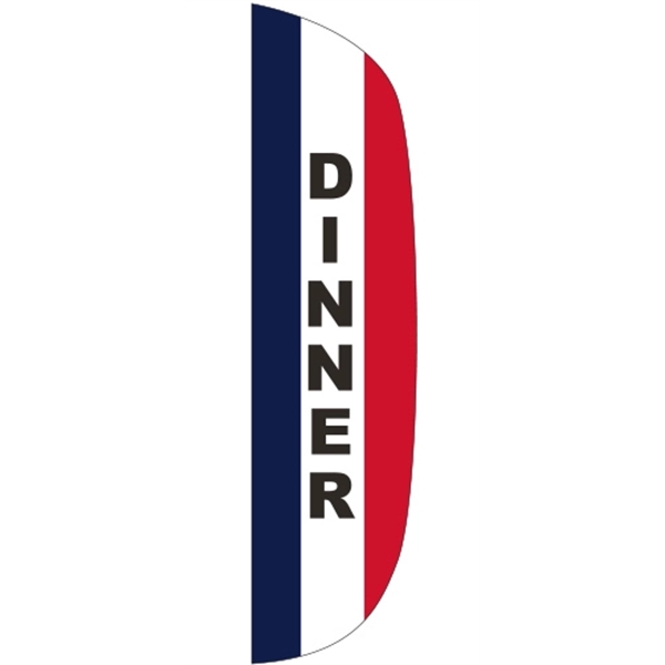 3 x 15' Dinner message feather flag, flutter style.... from ASI 80228 Quinn