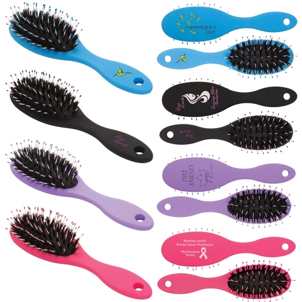 7 1/2" soft-feel hair brush, made from combination of boar hair... from ASI 62190 Illini