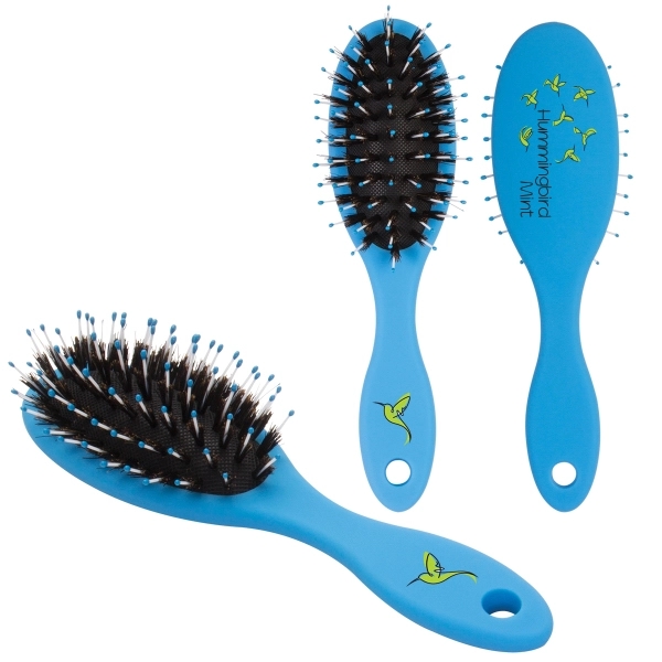 7 1/2" soft-feel hair brush, made from combination of boar hair... from ASI 62190 Illini