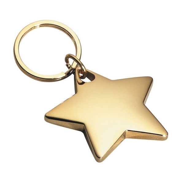Gold Star Key Chain... from ASI 55540 Furniward Company