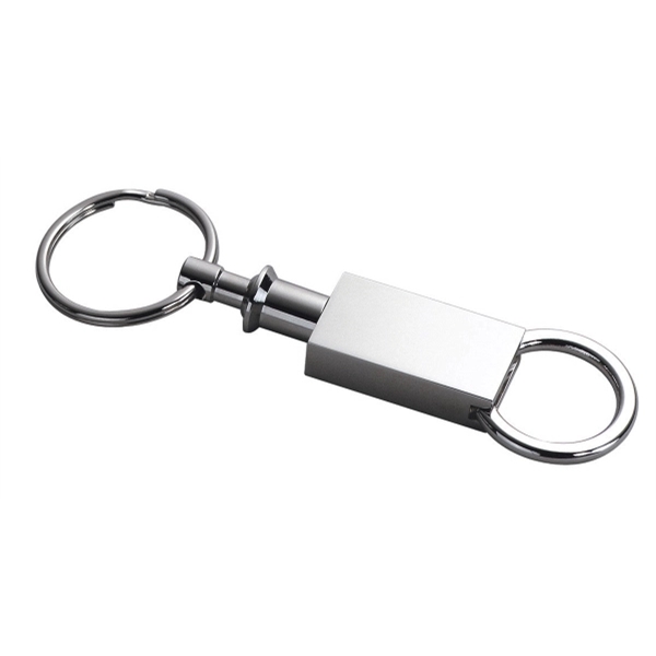 Silver Detachable Key Chain - 1" x 4" x 1/4"... from ASI 55540 Furniward Company / Furniward