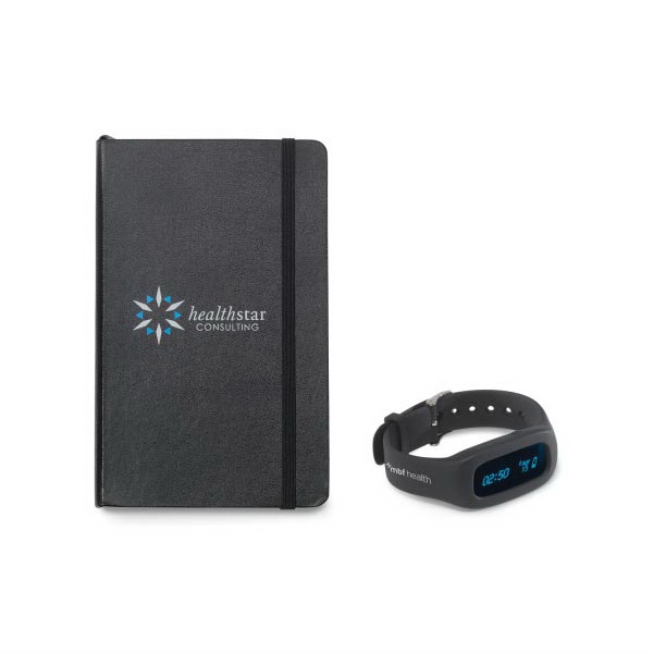 Moleskine  - Black -  Wellness gift set with wellness... from ASI 56070 Gemline / Gemline 