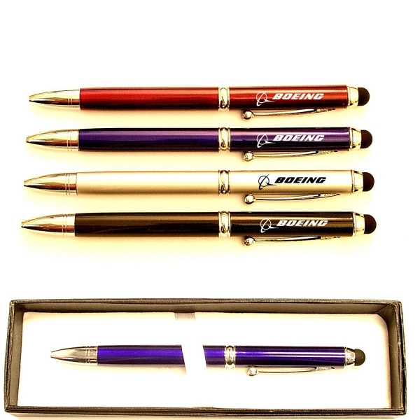 Twist action dual ink pen with stylus... from ASI 74585 Nu Promo International / Nu Promo Line