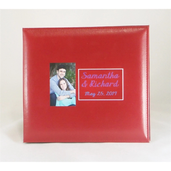 8" x 8" x 2" leatherette photo album or scrapbook... from ASI 92531 Unique Custom Products / UCP