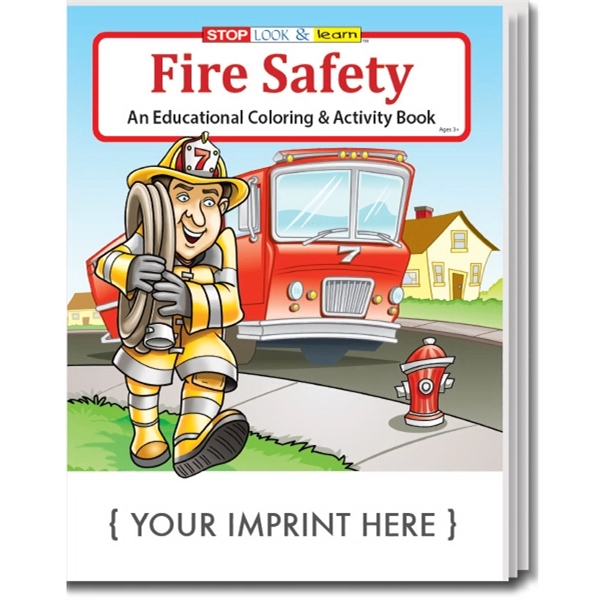 Fire Safety Educational coloring and activity book.... from ASI 45815 Coloring Book Solutions / Coloring Book Solutions™