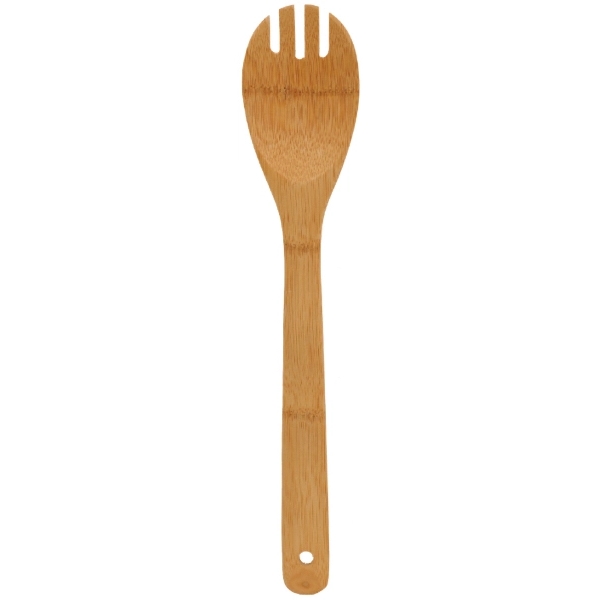 The bamboo wooden salad spork measures 2 3/8" x 12" and... from ASI 92531 Unique Custom Products / UCP