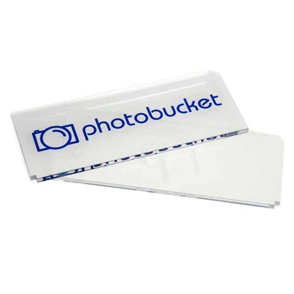 Acrylic scraper for removing wax from skis or snowboards.... from ASI 72657 Active Life Promo / Action Sports Promo