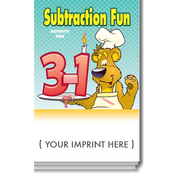 Subtraction Fun Activity Pad. Games and activities to make learning subtraction... from ASI 45815 Coloring Book Solutions / Coloring Book Solutions™