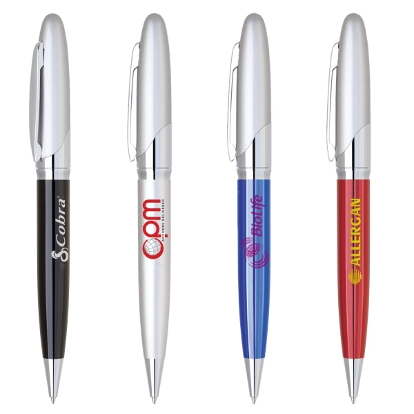 Twist action aluminum ballpoint pen with elegant design... from ASI 31517 Admart Products / Admart Line