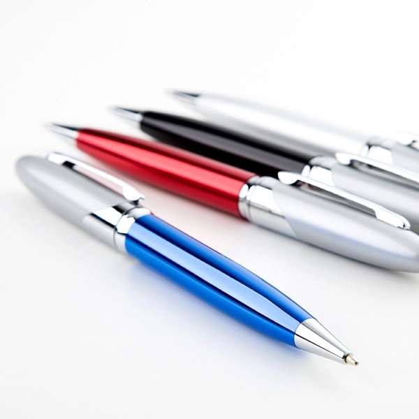 Twist action aluminum ballpoint pen with elegant design... from ASI 31517 Admart Products / Admart Line