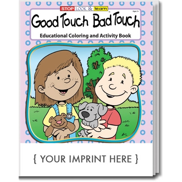 Good Touch Bad Touch educational coloring and activity book.... from ASI 45815 Coloring Book Solutions / Coloring Book Solutions™