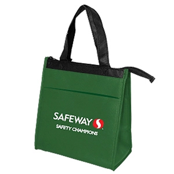 Bag, recycled non woven poly 90+gsm. Lead-free foil interior.... from ASI 40544 Binaco / Binaline