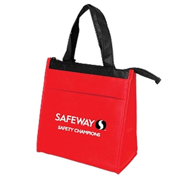 Bag, recycled non woven poly 90+gsm. Lead-free foil interior.... from ASI 40544 Binaco / Binaline