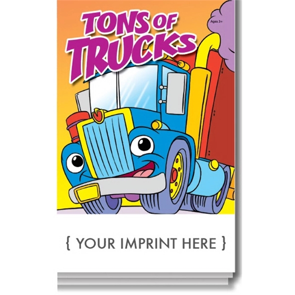 Tons Of Trucks activity pad.... from ASI 45815 Coloring Book Solutions / Coloring Book Solutions™