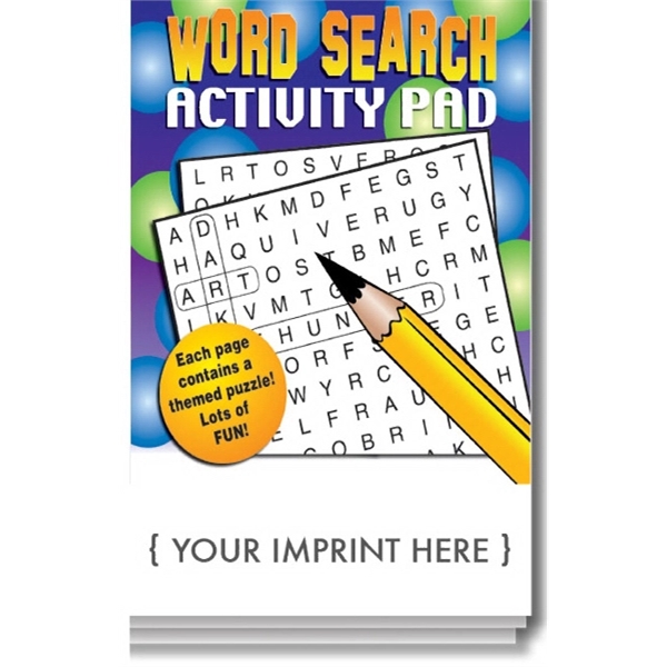 Word Search activity pad with games and activities.... from ASI 45815 Coloring Book Solutions / Coloring Book Solutions™