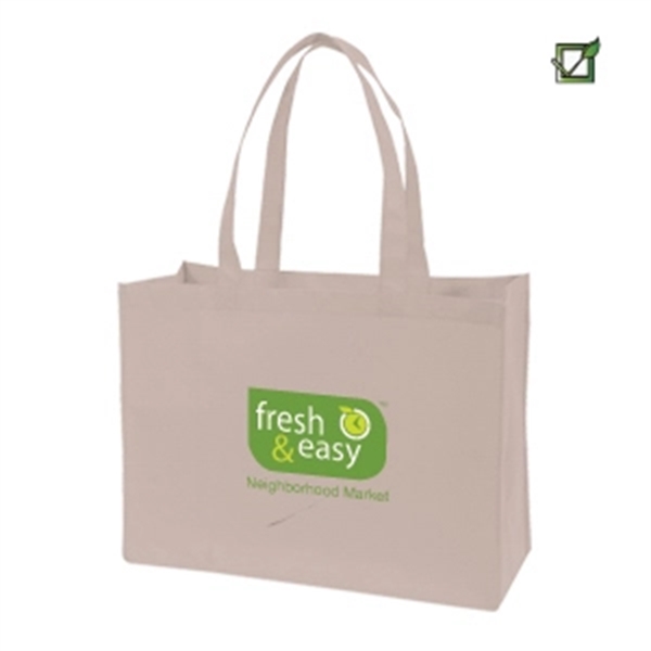 Light non-woven tote made from 100g non-woven polypropylene.... from ASI 40544 Binaco / Binaline