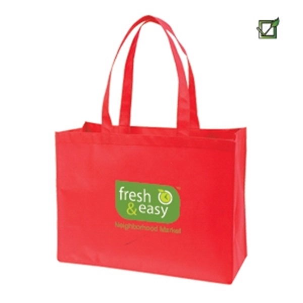 Light non-woven tote made from 100g non-woven polypropylene.... from ASI 40544 Binaco / Binaline