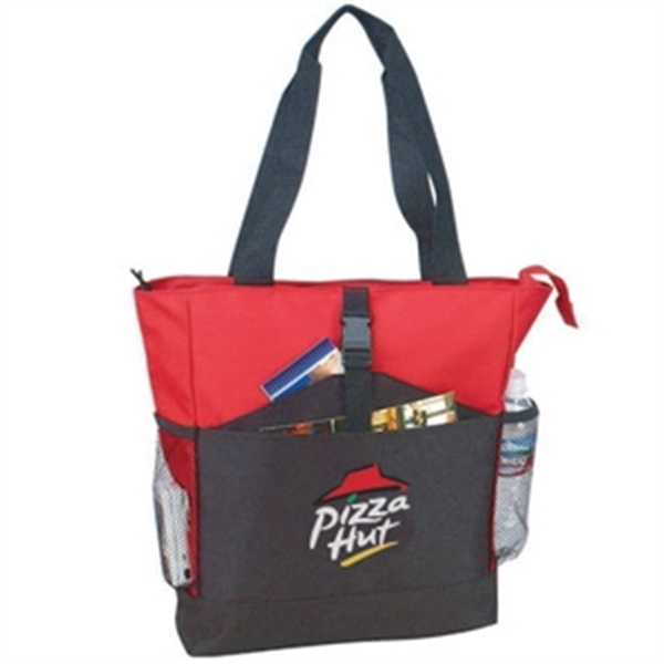 Conference tote bag made of 600 denier polyester.... from ASI 40544 Binaco / Binaline