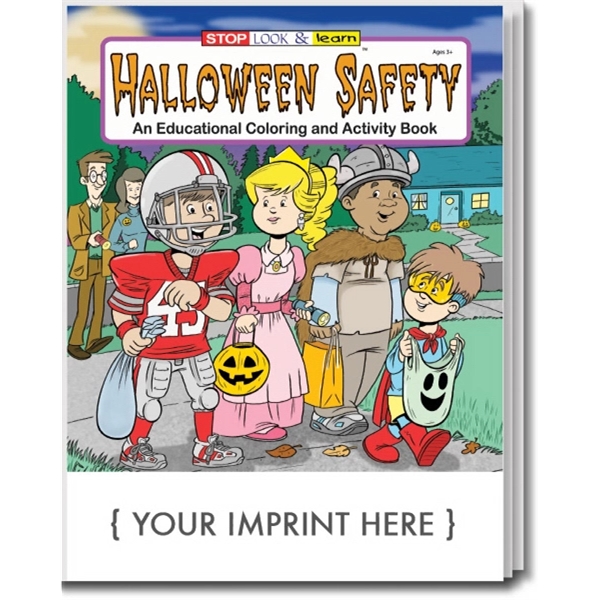 Halloween Safety coloring and activity book.... from ASI 45815 Coloring Book Solutions / Coloring Book Solutions™