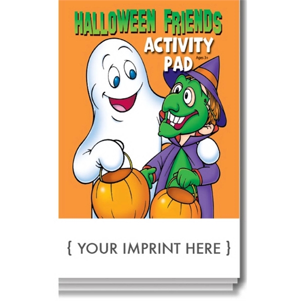 Halloween Friends activity pad with games and activities.... from ASI 45815 Coloring Book Solutions / Coloring Book Solutions™