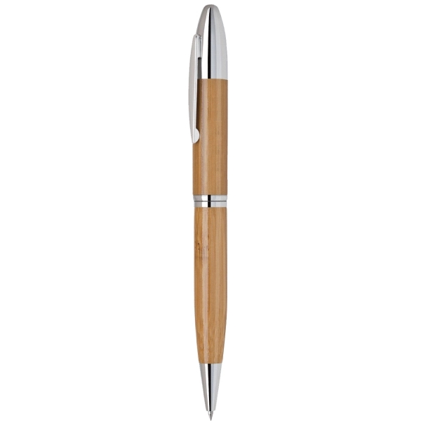 ECO friendly bamboo barrel twist action ballpoint pen.... from ASI 31517 Admart Products / Admart Line