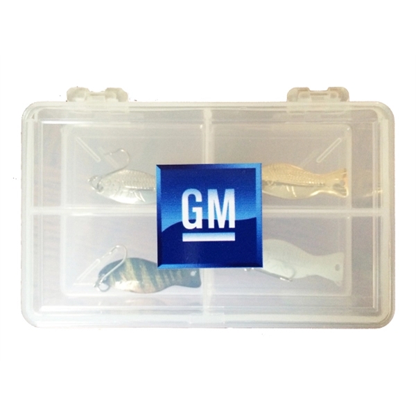 Ice fishing lure kit with four premium lures in tough polypropylene... from ASI 33300 Al's Goldfish Lure Co