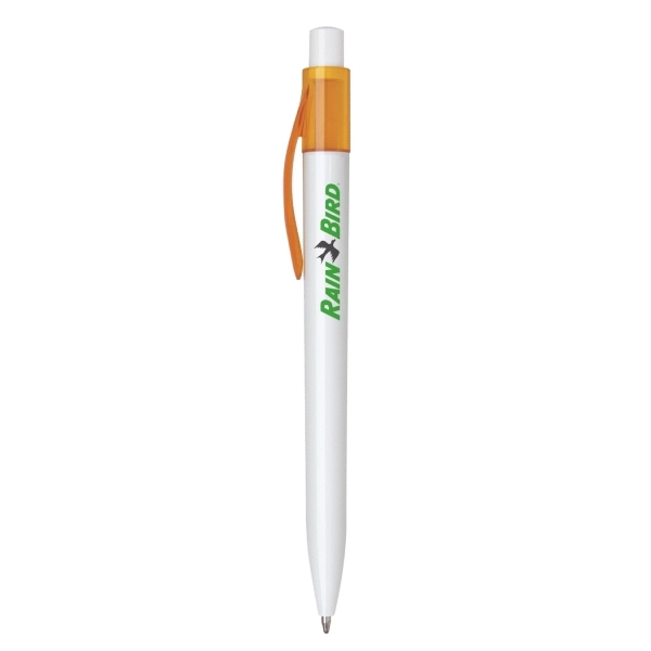 Plastic click action ballpoint pen with wide clip... from ASI 31517 Admart Products / Admart Line
