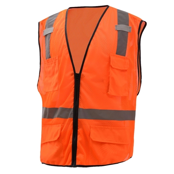 Premium class 2 mesh 6 pocket vest... from ASI 58492 GSS Safety LLC / GSS Safety