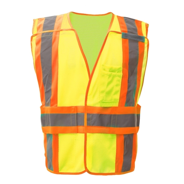 Class 2 vest adj 5 point breakaway inside/outside pockets.... from ASI 58492 GSS Safety LLC / GSS Safety