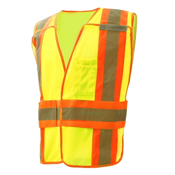 Class 2 vest adj 5 point breakaway inside/outside pockets.... from ASI 58492 GSS Safety LLC / GSS Safety
