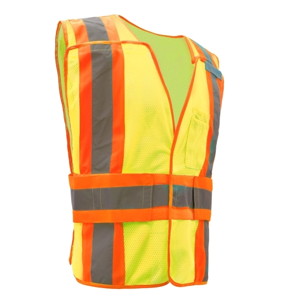 Class 2 vest adj 5 point breakaway inside/outside pockets.... from ASI 58492 GSS Safety LLC / GSS Safety