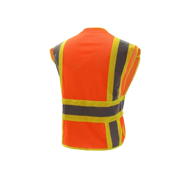 Class 2 vest adj 5 point breakaway inside/outside pockets.... from ASI 58492 GSS Safety LLC / GSS Safety