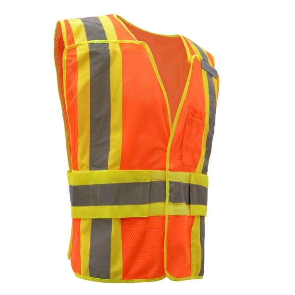 Class 2 vest adj 5 point breakaway inside/outside pockets.... from ASI 58492 GSS Safety LLC / GSS Safety