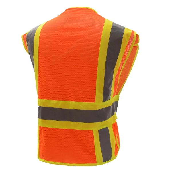 Class 2 vest adj 5 point breakaway inside/outside pockets.... from ASI 58492 GSS Safety LLC / GSS Safety