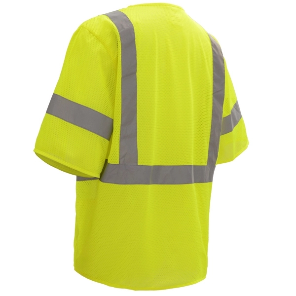 Class 3 Mesh Hook & Look Safety Vest - Lime... from ASI 58492 GSS Safety LLC / GSS Safety