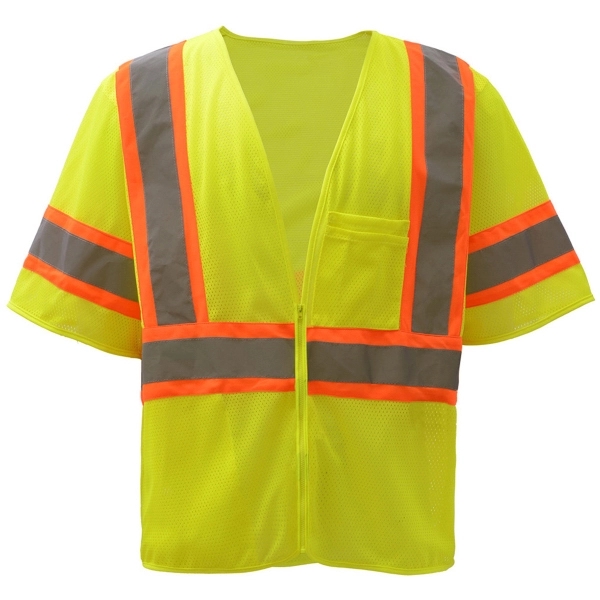 Standard class 3 two tone mesh safety vest - Lime.... from ASI 58492 GSS Safety LLC / GSS Safety