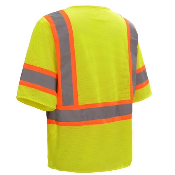 Class 3 standard two tone vest inside/outside pockets.... from ASI 58492 GSS Safety LLC / GSS Safety