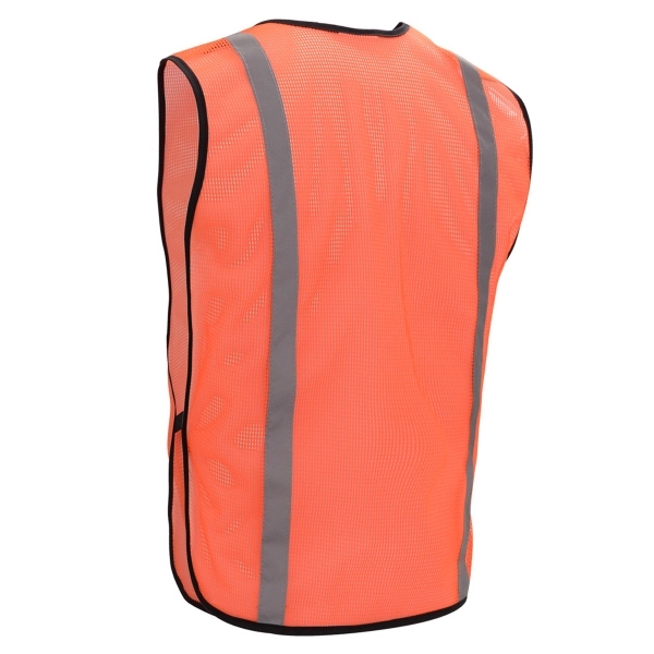 NON ANSI Safety Vest with Elastic - Orange with Silver Tape.... from ASI 58492 GSS Safety LLC / GSS Safety