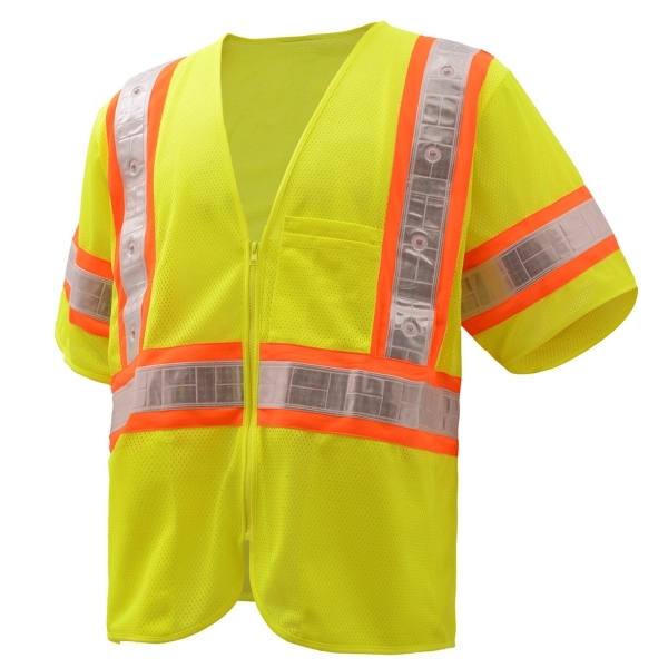 Class 2 LED Lights Safety Vest... from ASI 58492 GSS Safety LLC / GSS Safety